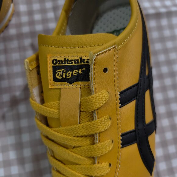 Onitsuka Tiger Yellow Low-Top Sneakers - Picture 4 of 8